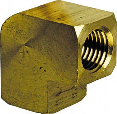 Cerro - 3/4 Female Thread, Brass Industrial Pipe 90° Female Elbow - FNPT, 1,200 psi - Eagle Tool & Supply
