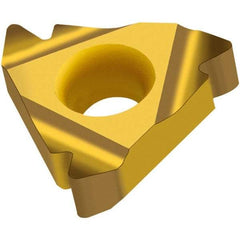 Walter - External Right Hand M (Metric 60°, MF 60°, UN 60°, UNC 60°, UNF 60°) Laydown Threading Insert - Grade WXM20, TiCN Coated 9.53mm Inscribed Circle - Eagle Tool & Supply