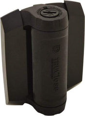 D&D Technologies - 4-3/4" Long x 3.58" Wide x 0.4" Thick, Gate Hinge - Polymer, Black Finish - Eagle Tool & Supply