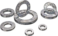 DISC-LOCK - 3/4", 1.381" OD, Zinc Flake, Steel Wedge Lock Washer - Grade 1010 Carbon Steel, 0.815 to 0.825" ID - Eagle Tool & Supply