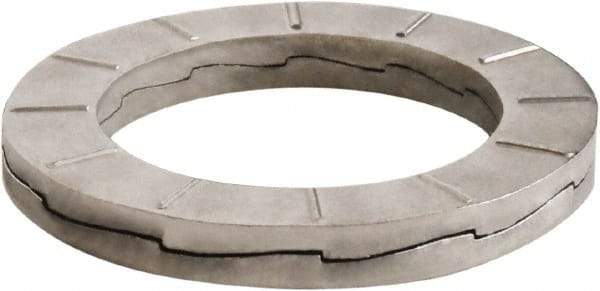 DISC-LOCK - 5/16", 0.628" OD, Uncoated, Stainless Steel Wedge Lock Washer - Grade 316L, 0.321 to 0.331" ID - Eagle Tool & Supply