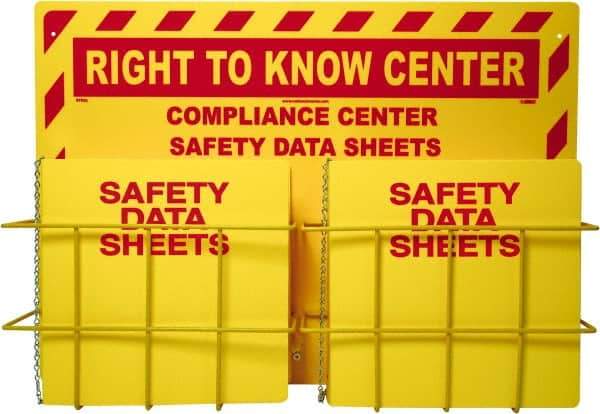 NMC - 20" Wide x 28" High, Information Center - 3 Rings, English - Eagle Tool & Supply