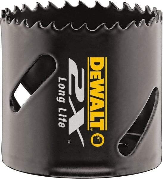 DeWALT - 1" Diam, 1-7/8" Cutting Depth, Hole Saw - Bi-Metal Saw, Toothed Edge - Eagle Tool & Supply