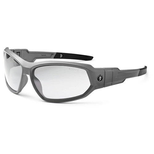 LOKI Clear Lens Matte Gray Safety Glasses // Goggles - Eagle Tool & Supply