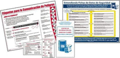 NMC - Not Applicable Hazmat, Spill Control & Right to Know Training Kit - English, Spanish, Includes Posters, Wallet Cards, Booklets - Eagle Tool & Supply