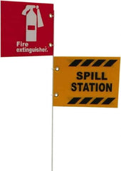 NMC - Fire Extinguisher Cabinets & Accessories Type: Portable Sign Post Base Maximum Extinguisher Capacity (Lb.): 1.00 - Eagle Tool & Supply