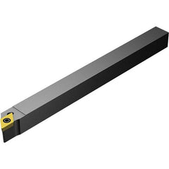 Sandvik Coromant - SDJCR, Right Hand Cut, -3° Lead Angle, 16mm Shank Height x 16mm Shank Width, Neutral Rake Indexable Turning Toolholder - 125mm OAL, DCMT 32.52 Insert Compatibility, Series CoroTurn 107 - Eagle Tool & Supply