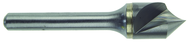 3/8" Size-1/4 Shank-100°-Carbide Single Flute Countersink - Eagle Tool & Supply