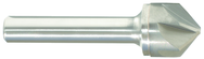 1-1/4" Size-3/4" Shank-90° Carbide-Bright 6 Flute Chatterless Countersink - Eagle Tool & Supply