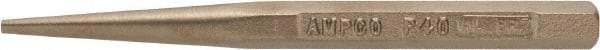 Ampco - 3/16" Nonsparking Punch - 8-1/2" OAL, Nickel Aluminum Bronze - Eagle Tool & Supply