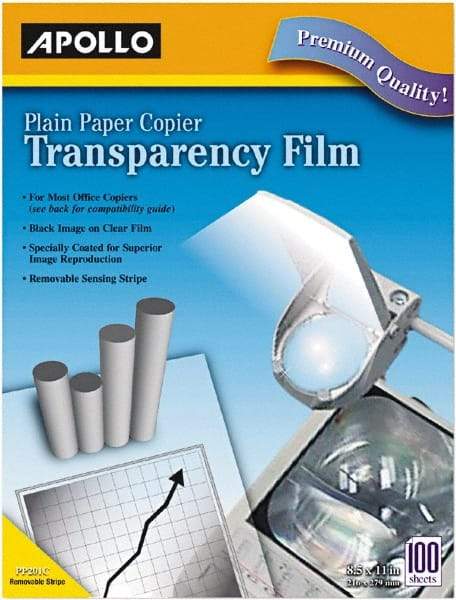 Apollo - Transparency Films & Sleeves Audio Visual Conference Accessory Type: Transparency Sleeves For Use With: Plain Paper Copiers - Eagle Tool & Supply