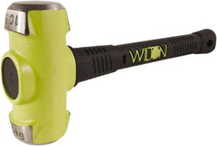 Wilton - 10 Lb Head, 16" Long Sledge Hammer - Steel Head, Steel Handle with Grip - Eagle Tool & Supply