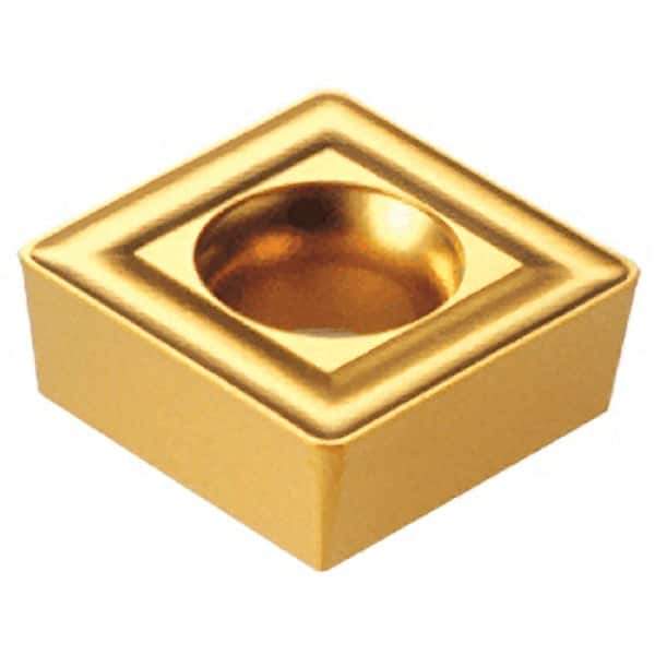 Iscar - SCMT432 Grade IC5005 Carbide Turning Insert - TiCN/Al2O3/TiN Finish, 90° Square, 1/2" Inscr Circle, 3/16" Thick, 1/32" Corner Radius - Eagle Tool & Supply