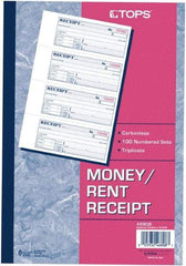 TOPS - 100 Sheet, 2-3/4 x 7-1/8", Receipt Book - Eagle Tool & Supply
