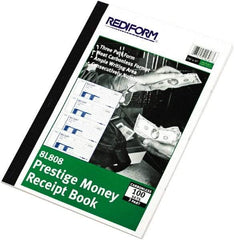 REDIFORM - 100 Sheet, 7 x 2-3/4", Receipt Book - Eagle Tool & Supply