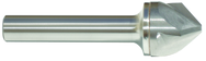 1" Size-1/2" Shank-90° Carbide-Bright 3 Flute Machine Countersink - Eagle Tool & Supply