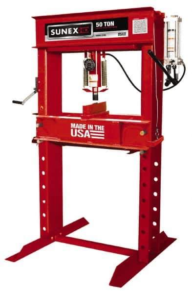 Sunex Tools - 50 Ton Manual Shop Press - 8-1/4 Inch Stroke - Eagle Tool & Supply