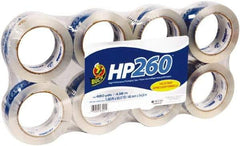 Duck - 1" Wide x 3.1mm Thick x 60 yds Long, HP260 Box Sealing & Label Protection Tape - Clear - Eagle Tool & Supply