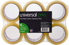 UNIVERSAL - 2" Wide x 3mm Thick x 55 yds Long, 93000 Box Sealing & Label Protection Tape - Clear - Eagle Tool & Supply