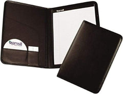 Samsill - 13" Long x 9" Wide Pad Holder - Black - Eagle Tool & Supply