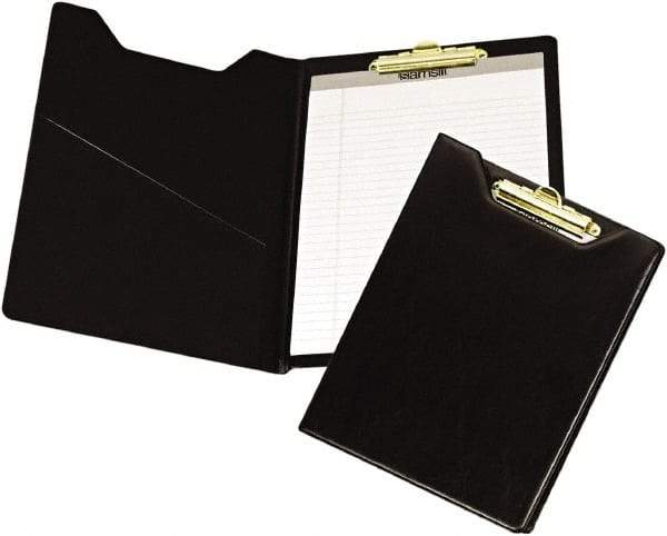 Samsill - 12-1/8" Long x 8" Wide Pad Holder - Black - Eagle Tool & Supply