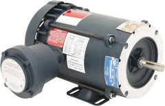 Leeson - 1/2 hp 1,800 Max RPM Explosion Proof Motor - 56C NEMA Frame, 230/460 Volts, 68% Efficiency at Full Load - Eagle Tool & Supply