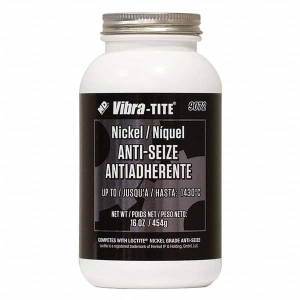 Vibra-Tite - 16 oz Jar, Nickel Anti-Seize Lubricant, with Brush Cap - Eagle Tool & Supply