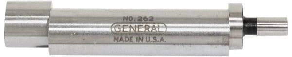 General - 0.2 and 0.5" Head Diam, 1/2" Shank, Double End, Mechanical Edge Finder - Accurate to 0.0005", Conical Contact - Eagle Tool & Supply