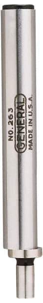 General - 0.2" Head Diam, 3/8" Shank, Single End, Mechanical Edge Finder - Accurate to 0.0005", Cylindrical Contact - Eagle Tool & Supply