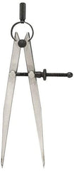 General - 4 Inch Leg, Spring Joint, Steel, Bright Finish, Divider - Eagle Tool & Supply