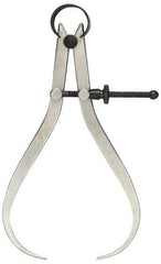General - 8 Inch Leg, Steel, Bright Finish, Outside Caliper - Eagle Tool & Supply