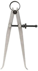 General - 10 Inch Leg, Steel, Bright Finish, Inside Caliper - Eagle Tool & Supply