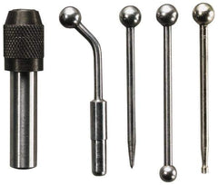 General - Single End, Center Finder Set Mechanical - Includes 4 Attachments, Case, Holder, 4 Pieces - Eagle Tool & Supply