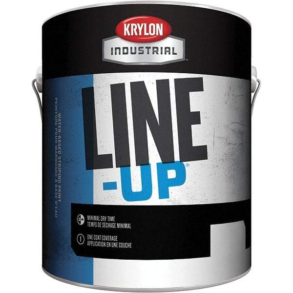 Krylon - Blue Striping Paint - 350' Coverage at 4" Wide, Water-Based Formula - Eagle Tool & Supply