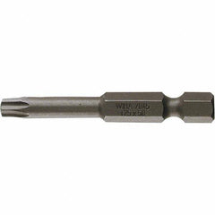 Wiha - T20 Power Bit - 1/4" Drive, 2" OAL - Eagle Tool & Supply