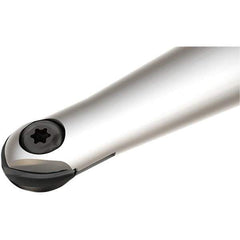 Iscar - 20mm Cut Diam, 20mm Shank Diam, 150mm OAL, Indexable Ball Nose End Mill - 60mm Head Length, Straight Shank, HCM D20 Toolholder, HBF-QF, HBR-QF, HCD-QF, HCR Insert - Eagle Tool & Supply
