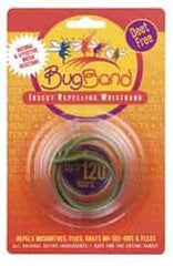 BugBand - 1 Count DEET Free Wrist Band - For Biting Flies, Fleas, Gnats, Mosquitos, No-See-Ums, Ticks - Eagle Tool & Supply