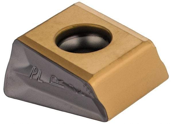 Iscar - T490 LNHT1306 PL Grade IC808 Carbide Milling Insert - TiAlN/AlTiN/TiN Finish, 0.5138" Thick, 0.8mm Corner Radius - Eagle Tool & Supply
