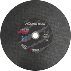 14″ × 3/32″ Type 1 Cut-Off Wheel, A46T, 1″ Arbor Hole - Eagle Tool & Supply
