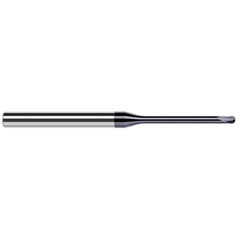 Harvey Tool - 1/16" Diam, 0.05" LOC, 2 Flute Solid Carbide Ball End Mill - Exact Industrial Supply