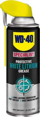 WD-40 Specialist - 10 oz Aerosol Lithium General Purpose Grease - White, Food Grade, 300°F Max Temp, NLGIG 2, - Eagle Tool & Supply