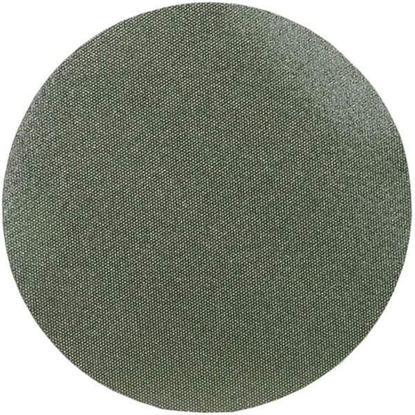 Norton - 8" Diam, 60 Grit Diamond Adhesive PSA Disc - Coarse Grade, Green, Cloth Backing, Flexible - Eagle Tool & Supply