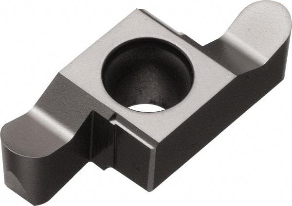 Kyocera - 300GE D Grade PR1225, 3mm Cutting Width Carbide Grooving Insert - 4.5mm Max Depth of Cut, Right Hand, 1.5mm Corner Radius, Megacoat Finish - Eagle Tool & Supply