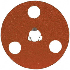 Norton - 4-1/2" Disc Diam, 24 Grit, Ceramic Alumina Quick Change Disc - Type S Attaching System, Coated, Very Coarse Grade - Eagle Tool & Supply