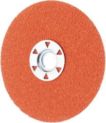 Norton - 4-1/2" Diam 5/8-11 Threaded Hole 36 Grit Fiber Disc - Very Coarse Grade, Ceramic Alumina - Eagle Tool & Supply