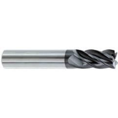 1/4" Dia. - 5/8" LOC - 2-1/2" OAL - .015-.020 Radius 5 FL Carbide S/E HP End Mill-AlTiN - Eagle Tool & Supply