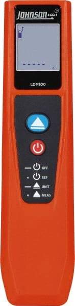Johnson Level & Tool - 0.05 m to 30.48 m, Laser Distance Finder - 2 AAA Battery, Accurate to 5/64 Inch - Eagle Tool & Supply