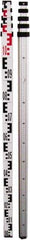 Johnson Level & Tool - Optical Level Aluminum Grade Rod - 5 Sections, 4m Overall Length - Eagle Tool & Supply