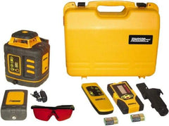 Johnson Level & Tool - 2,000' (Exterior) Measuring Range, 1/8" at 100' Accuracy, Self-Leveling Rotary Laser - ±3° Self Leveling Range, 150, 200, 250 & 300 RPM, 2 Beams, NiMH Battery Included - Eagle Tool & Supply