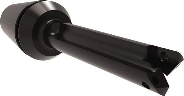 Allied Machine and Engineering - Series Y, 3/8 to 27/64" Diam, ER20 ER Collet, Straight Flute Spade Drill - 1-3/8" Max Depth, 1-29/32" Body Length, 3-15/64" OAL, Short Length, Through Coolant - Eagle Tool & Supply